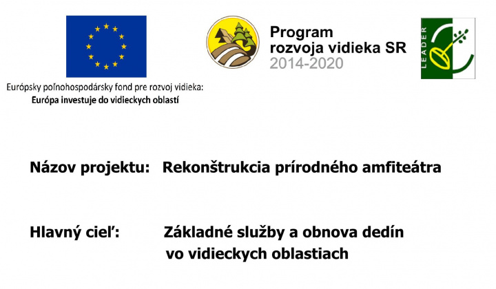 Fotka - Rekonštrukcia prírodného amfiteátra