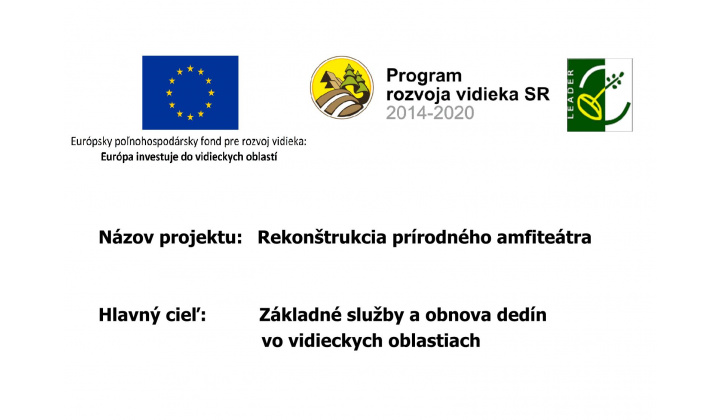 Rekonštrukcia prírodného amfiteátra